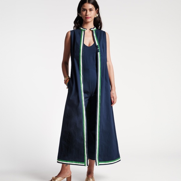 Susie Jumpsuit Set Navy - Picture 4 of 5